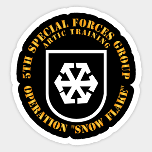 5th SFG Flash - Operation Snowflake X 300 Sticker